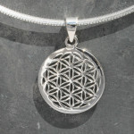 silver seed of life pendant