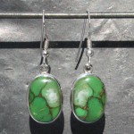 Earrings Green Mohave Turquoise