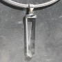 Capped Crystal Stick Pendant