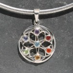 Chakra Seed of Life Pendant Small